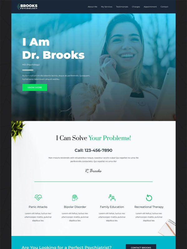 WordPress website template